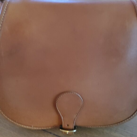 Coach Vintage Saddle Crossbody Handbag in British Tan + Original Hangtag - Picture 11 of 11